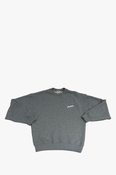 Felpa Grigio Uomo Girocollo