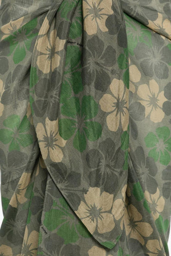 Saint Barth Pareo Hibiscus Camo 52 Donna - 3