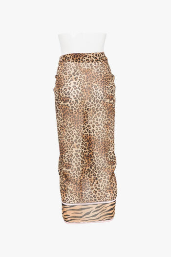 Saint Barth Pareo Marrone Donna - 2