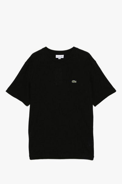 T-Shirt Coccodrillo Verde Uomo Nero