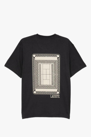 T-Shirt Stampa Posteriore Uomo Nero - 2