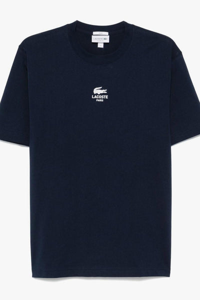 T-shirt Blu Uomo Stampa Logo