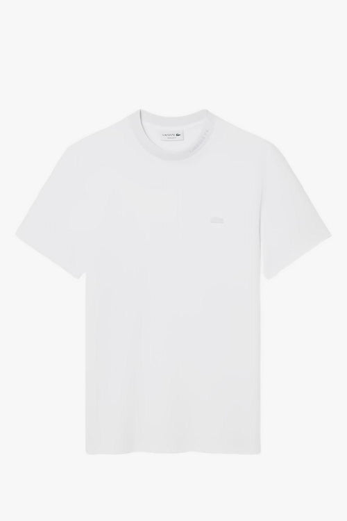 T-Shirt Coccodrillo in Tono Uomo Bianco