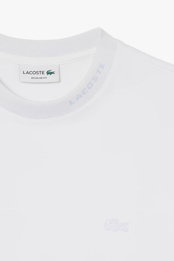 T-Shirt Coccodrillo in Tono Uomo Bianco - 3
