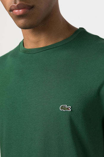 Uomo T-shirt Verde Cotone Pima - 4