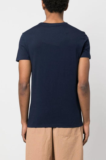 T-Shirt Coccodrillo Verde Uomo Blu - 3