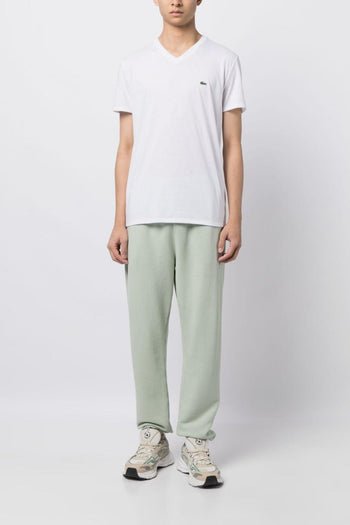 Uomo T-shirt Bianco Scollo a V - 2