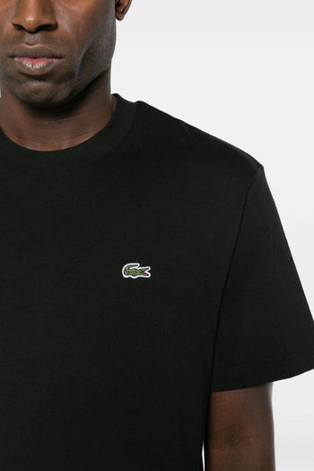 Uomo T-shirt Nero Girocollo - 4