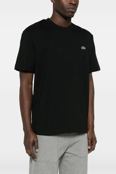 Uomo T-shirt Nero Girocollo