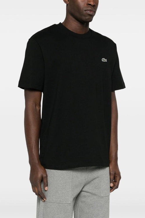 Uomo T-shirt Nero Girocollo