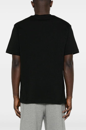 Uomo T-shirt Nero Girocollo - 3