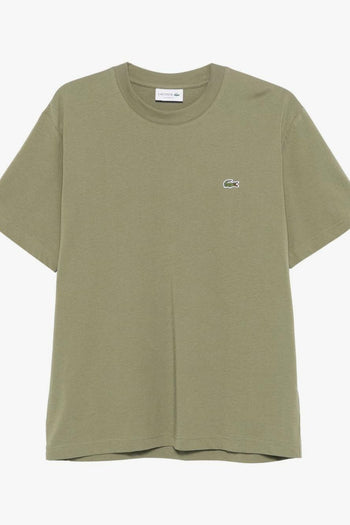 Uomo T-shirt Verde Girocollo - 5