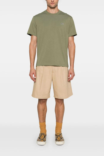 Uomo T-shirt Verde Girocollo - 3