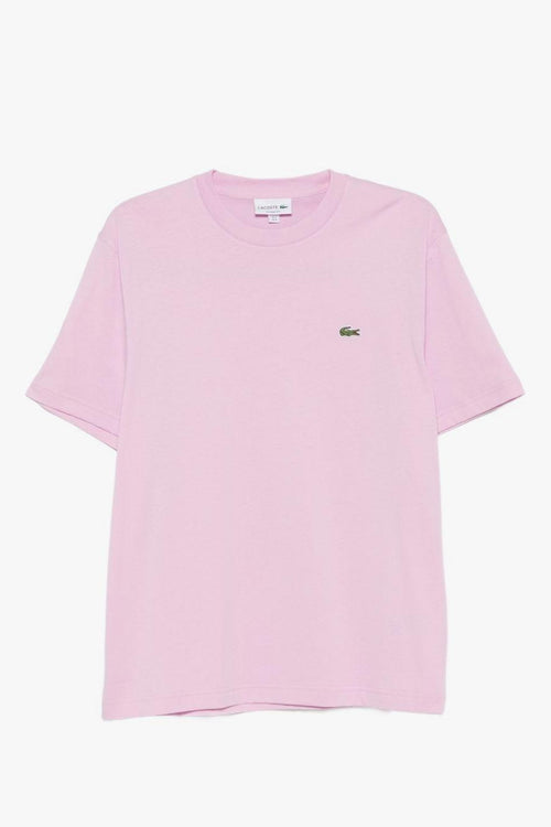 T-shirt Coccodrillo Verde Uomo Rosa