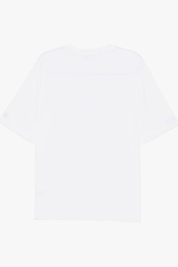 T-Shirt Coccodrillo in Tono Uomo Bianco - 2