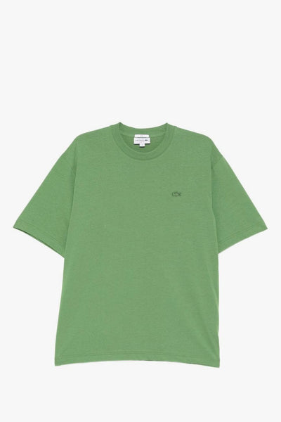 T-Shirt Coccodrillo in Tono Uomo Verde
