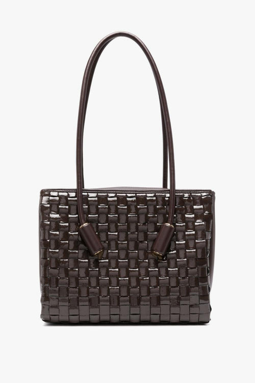 Borsa Marrone Donna Leila Weaved