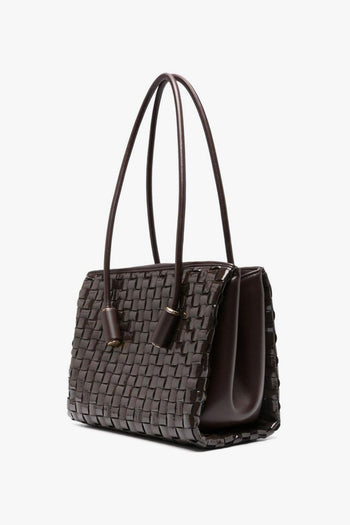 Borsa Marrone Donna Leila Weaved - 3