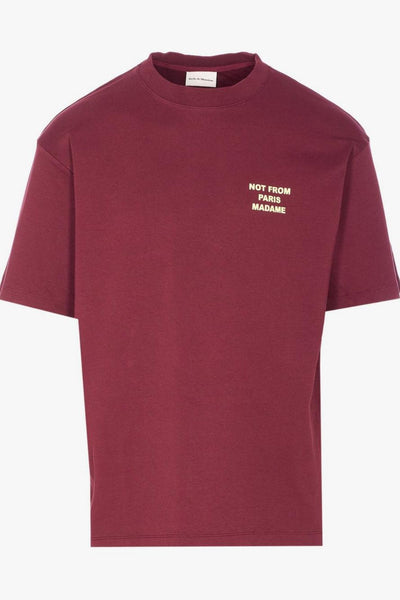 T-shirt Viola Uomo Stampa Not From Paris Madame