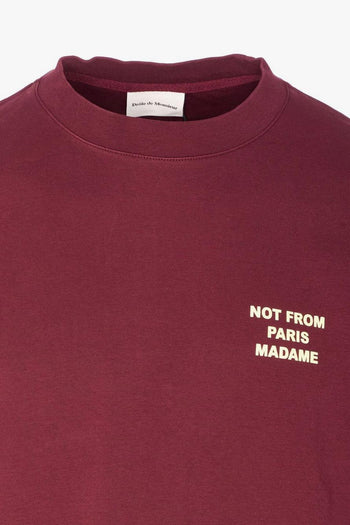 T-shirt Viola Uomo Stampa Not From Paris Madame - 3