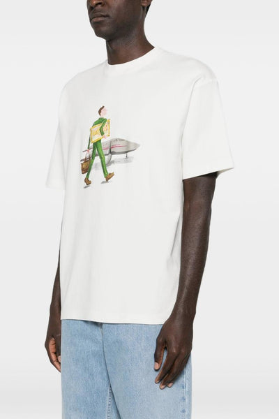 T-Shirt L'Homme Au Tableau Uomo Bianco