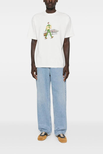 T-Shirt L'Homme Au Tableau Uomo Bianco - 2