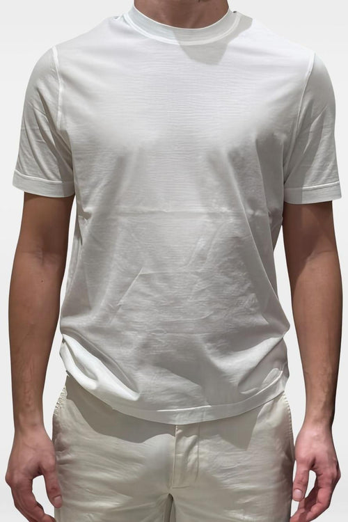 T-shirt Girocollo Uomo Bianco