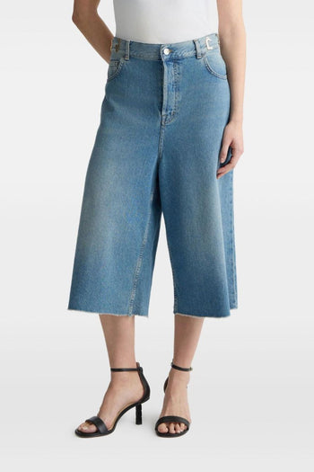 Bermuda Donna in Denim - 7