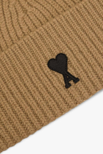 Ami Paris Ami de Coeur Uomo Berretto Marrone - 5