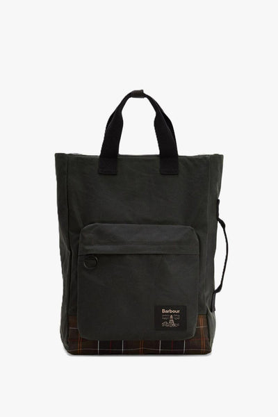 Zaino Verde Uomo Field Wax Tartan