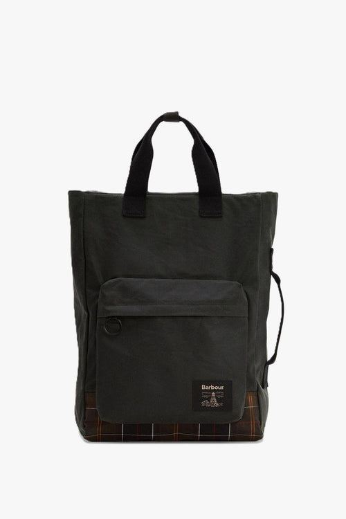 Zaino Verde Uomo Field Wax Tartan