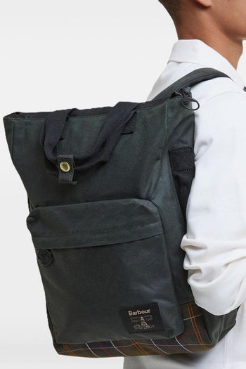 Zaino Verde Uomo Field Wax Tartan - 2