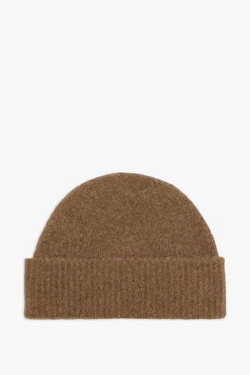 Ami Paris Cuffia Uomo Accessori Marrone Ricamo Cuore - 2