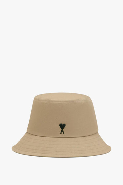 Ami Paris Cappello Pescatore Cuore Uomo Beige