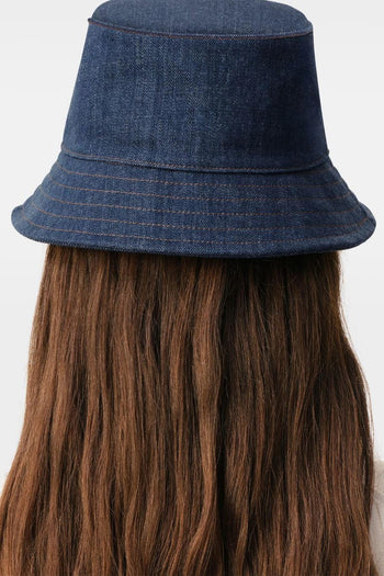 Ami Paris Cappello Pescatore Patch Uomo Blu - 5