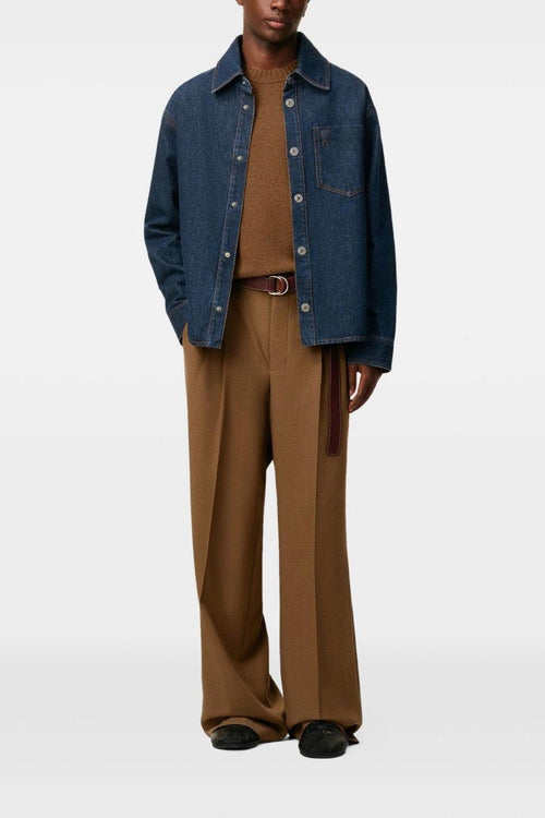 Ami Paris Overshirt Uomo Giacca-Camicia Denim Blu