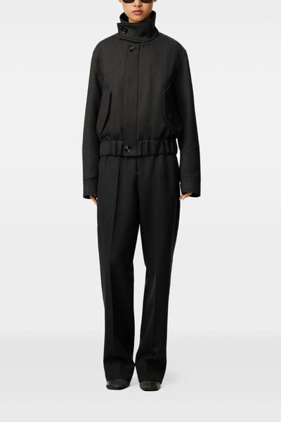 Ami Paris Giubbotto Grigio Uomo Harrington