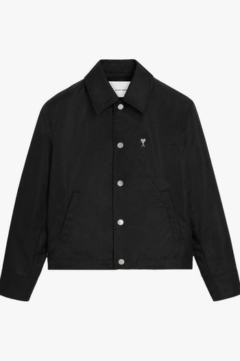 Ami Paris Giubbino Logo Cuore Uomo Nero - 5