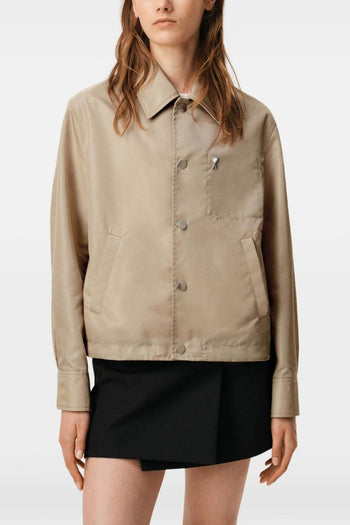 Ami Paris Giubbino Logo Cuore Uomo Beige - 2