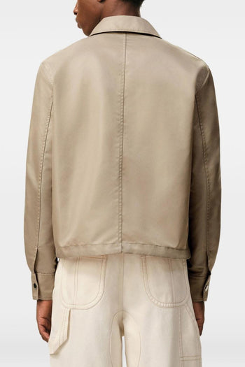 Ami Paris Giubbino Logo Cuore Uomo Beige - 3