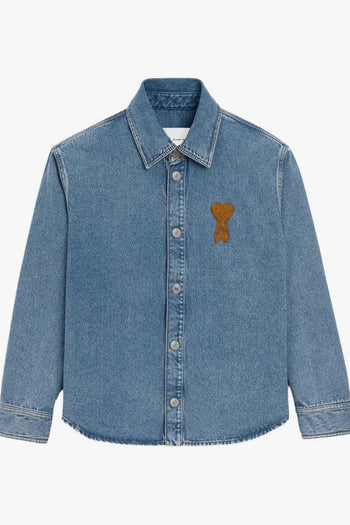Ami Paris Giubbino Logo Cuore Uomo Blu - 5