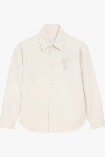 Ami Paris Giubbino Logo Cuore Uomo Bianco - 5