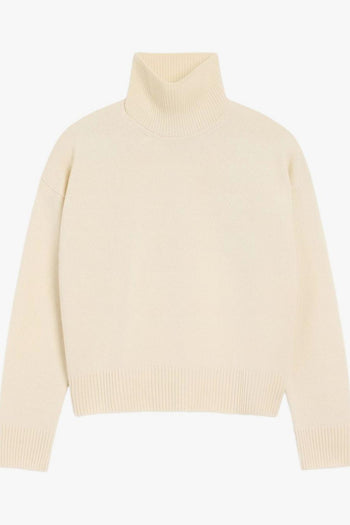 Ami Paris Collo a Cratere Uomo Maglia Bianco Cuore in Tono - 7