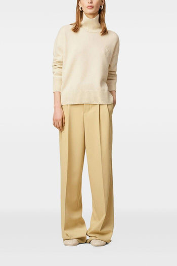 Ami Paris Collo a Cratere Uomo Maglia Bianco Cuore in Tono - 4