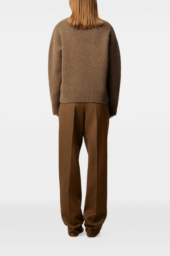 Ami Paris Felpa Marrone Uomo Ami de Coeur - 2