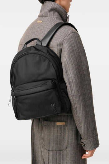 Ami Paris Marcel Uomo Zaino Nero - 2