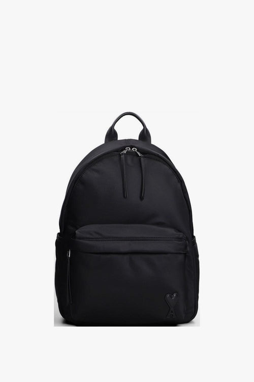 Ami Paris Zaino Logo Cuore Uomo Nero