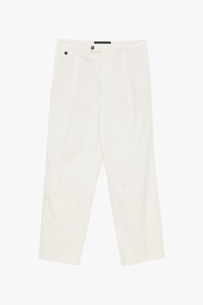 Pantalone Dritto Uomo Bianco