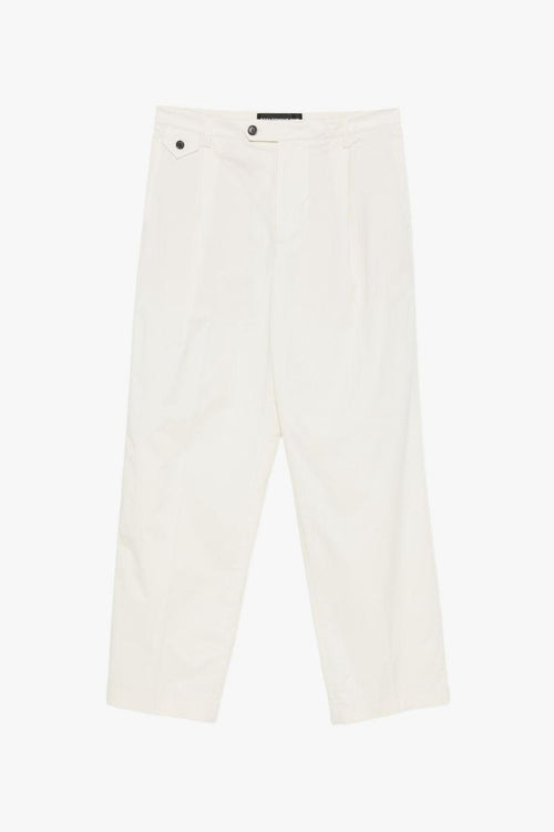 Pantalone Dritto Uomo Bianco