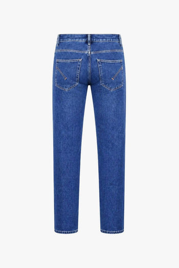 Jeans Gamba Dritta Uomo Blu - 2